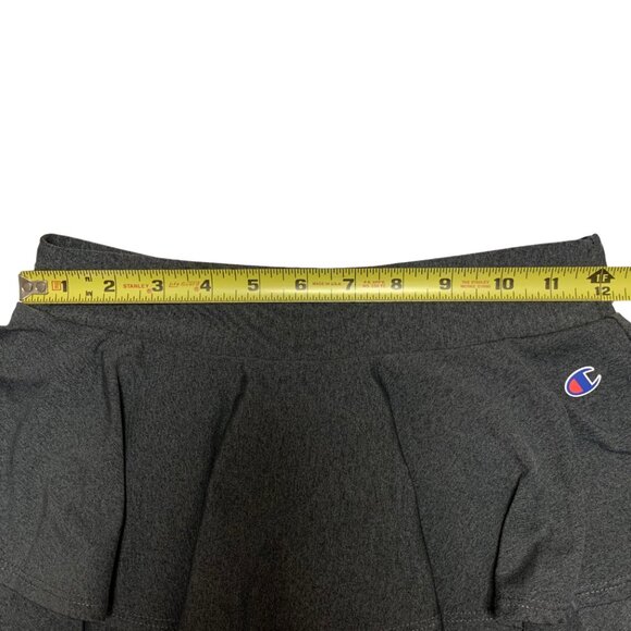 Champion Double Layer Skort Charcoal Gray  Girls' Size 10-12 - Picture 7 of 8